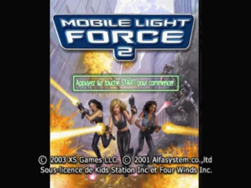 Mobile Light Force 2 screen shot title